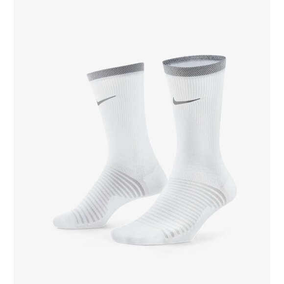 NWT Nike Unisex Spark Dri-FIT Running Crew Socks White Size Small (DA3584-100) - Picture 9 of 9